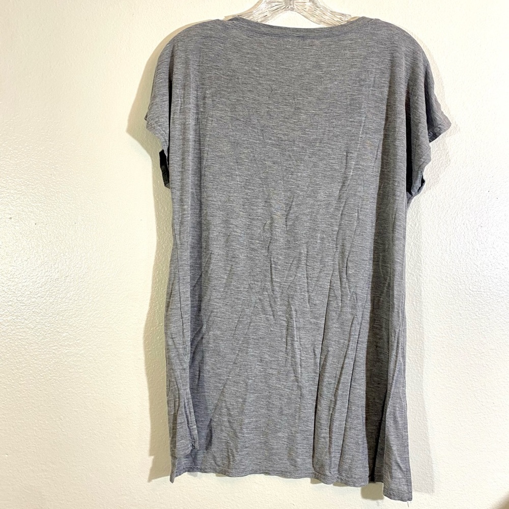 Basic gray short sleeve tunic tee, soft & cute! Sz SM - Picture 7 of 16